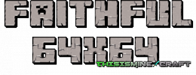 Faithful 64x64 ресурс пак для minecraft 1.6.2