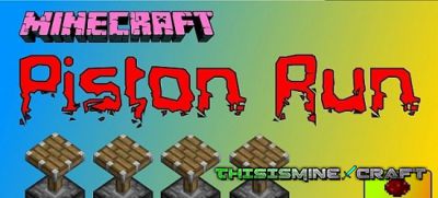 карта Minecraft Piston Run